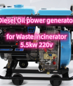 Diesel Oil power generator for Waste Incinerator  5.5kw 220v