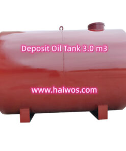 Diesel Oil Deposit Oil Tank 3m3 for Waste Incinerator