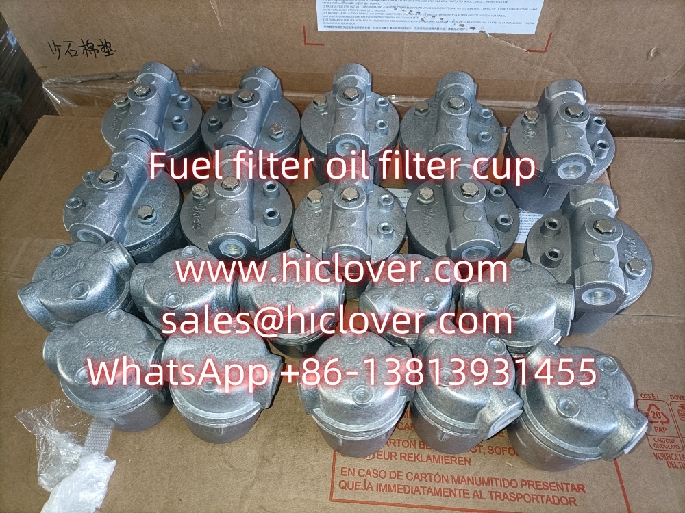 Fuel filter oil filter cup